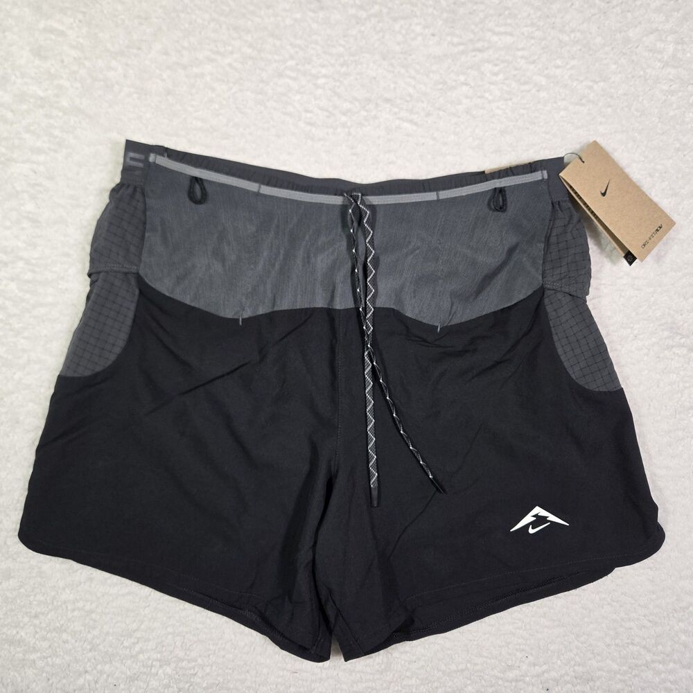 Nike Trail Second Sunrise Dri-FIT ADV 5" Lined Running Shorts Black Mens Small